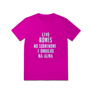 Nome do produto Camiseta Unissex Gomes no Nome, Orgulho na Alma (Malha Quality)