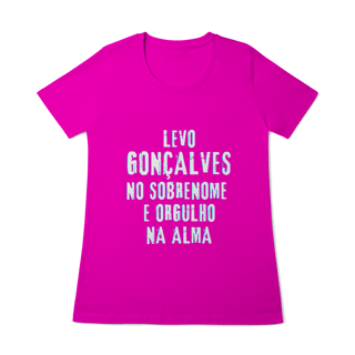 Nome do produto Baby Long Gonçalves no Nome, Orgulho na Alma (Malha Quality)