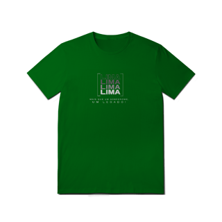 Nome do produto Camiseta Unissex “Lima, Mais que um Sobrenome, um Legado!” – Vista o Legado (Malha Quality)