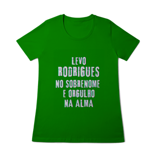 Nome do produto Baby Long Rodrigues no Nome, Orgulho na Alma (Malha Quality)