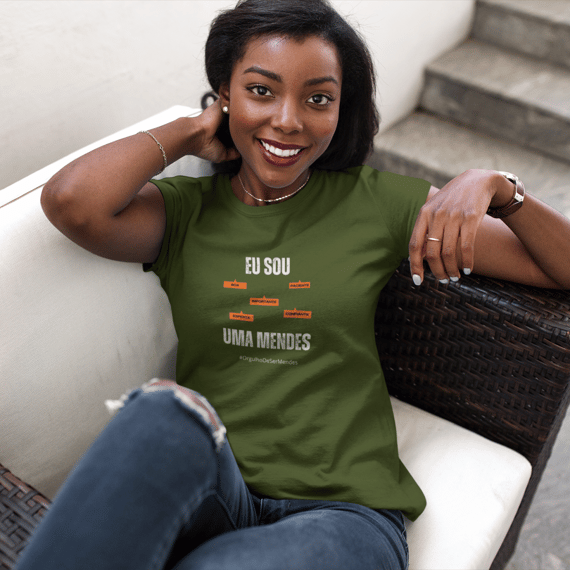 Baby Long Feminina Eu Sou Uma Mendes – Nome Que Representa (Quality Adulto)