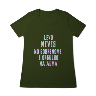 Nome do produto Baby Long Neves no Nome, Orgulho na Alma (Malha Quality)