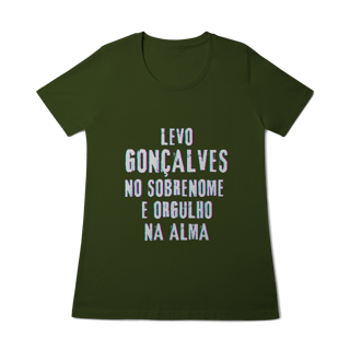 Nome do produto Baby Long Gonçalves no Nome, Orgulho na Alma (Malha Quality)