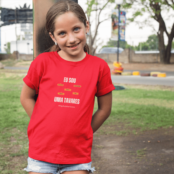 Camiseta Infantil Feminina Eu Sou Uma Tavares – Nome Que Representa (Quality Infantil - 2 a 8 anos)