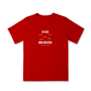 Nome do produto Camiseta Infantil Feminina Eu Sou Uma Macedo – Nome Que Representa (Quality Infantil - 2 a 8 anos)
