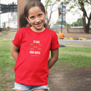 Nome do produto Camiseta Infantil Feminina Eu Sou Uma Brito – Nome Que Representa (Quality Infantil - 2 a 8 anos)
