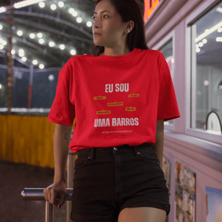 Camiseta Feminina Eu Sou Uma Barros – Nome Que Representa (Quality Adulto)