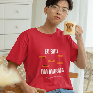 Nome do produto Camiseta Masculina Infanto-Juvenil Eu Sou um Moraes – Nome Que Representa (Malha Quality)
