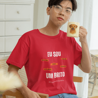Nome do produto Camiseta Masculina Infanto-Juvenil Eu Sou um Brito – Nome Que Representa (Malha Quality)