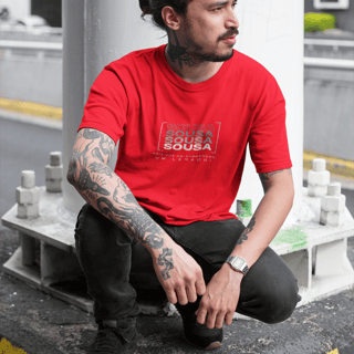 Nome do produto Camiseta Unissex “Sousa, Mais que um Sobrenome, um Legado!” – Vista o Legado (Malha Quality)