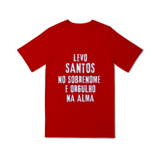 Nome do produto Camiseta Unissex Infanto-Juvenil Santos no Nome, Orgulho na Alma (Malha Quality)