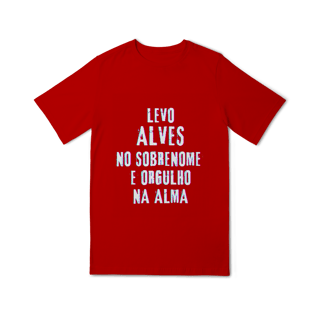 Nome do produto Camiseta Unissex Infanto-Juvenil Alves no Nome, Orgulho na Alma (Malha Quality)