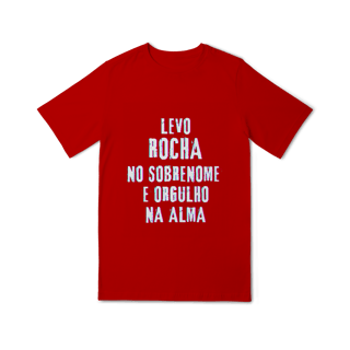 Nome do produto Camiseta Unissex Infanto-Juvenil Rocha no Nome, Orgulho na Alma (Malha Quality)