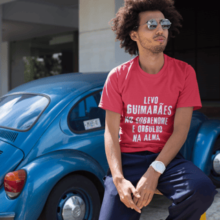 Nome do produto Camiseta Unissex Guimarães no Nome, Orgulho na Alma (Malha Quality)