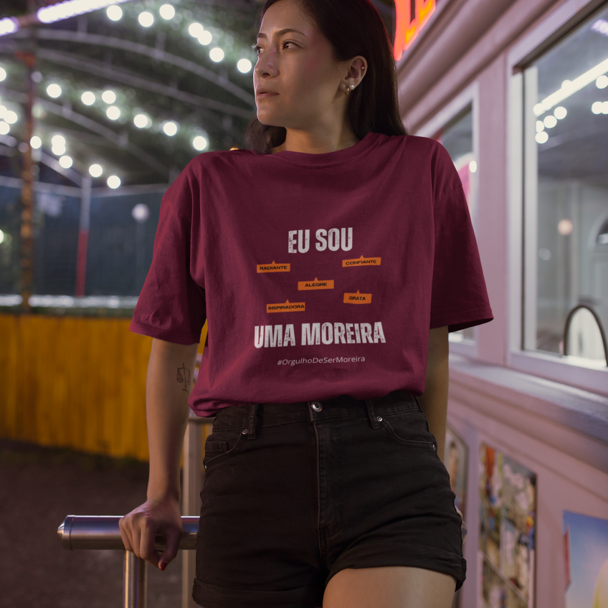 Nome do produto: Camiseta Feminina Eu Sou Uma Moreira – Nome Que Representa (Quality Adulto)