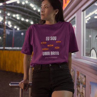 Camiseta Feminina Eu Sou Uma Brito – Nome Que Representa (Quality Adulto)