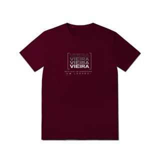 Nome do produto Camiseta Unissex “Vieira, Mais que um Sobrenome, um Legado!” – Vista o Legado (Malha Quality)