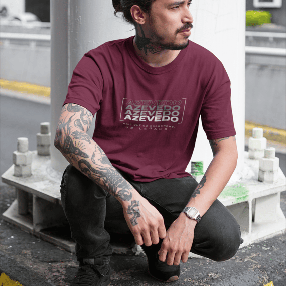Camiseta Unissex “Azevedo, Mais que um Sobrenome, um Legado!” – Vista o Legado (Malha Quality)