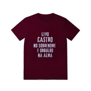 Nome do produto Camiseta Unissex Castro no Nome, Orgulho na Alma (Malha Quality)