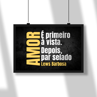 Poster Paisagem - Par Selado