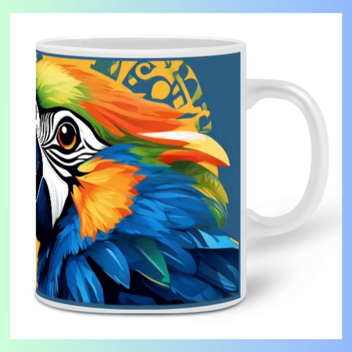 ARTEMÍSIA Canecas - \'ARARA-CANINDÉ - Cerrado Brasileiro\' - 02 Nome do produto: ARTEMÍSIA Canecas - \'ARARA-CANINDÉ - Cerrado Brasileiro\' - 02