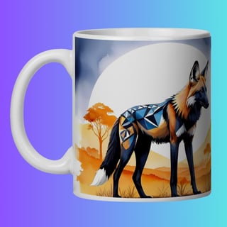 Nome do produto ARTEMÍSIA Canecas – ‘Lobo-guará – Cerrado Brasileiro’ - 08