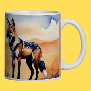 Nome do produto ARTEMÍSIA Canecas – ‘Lobo-guará – Cerrado Brasileiro’ - 12