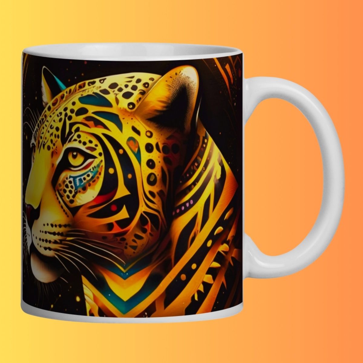 ARTEMÍSIA Canecas – ‘Onça-pintada – Cerrado Brasileiro’ - 02 Nome do produto: ARTEMÍSIA Canecas – ‘Onça-pintada – Cerrado Brasileiro’ - 02