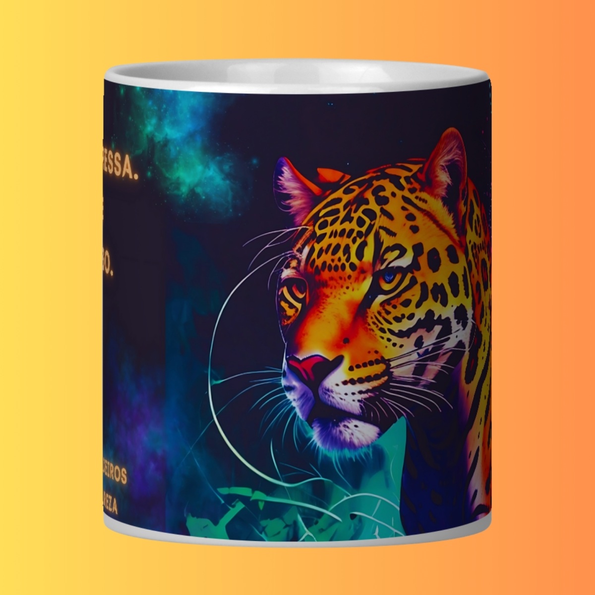 ARTEMÍSIA Canecas – ‘Onça-pintada – Cerrado Brasileiro’ - 14 Nome do produto: ARTEMÍSIA Canecas – ‘Onça-pintada – Cerrado Brasileiro’ - 14