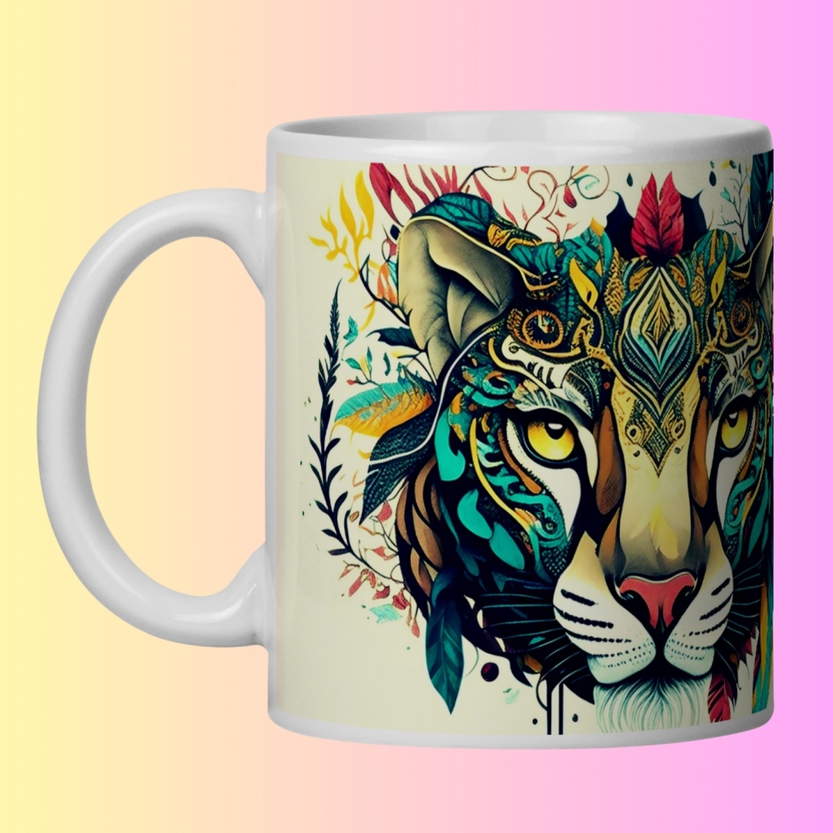 ARTEMÍSIA Canecas – ‘Onça-pintada – Cerrado Brasileiro’ - 15 Nome do produto: ARTEMÍSIA Canecas – ‘Onça-pintada – Cerrado Brasileiro’ - 15