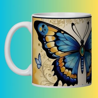 Nome do produto ARTEMÍSIA Canecas – ‘BORBOLETAS – A Magia da Transformação’ - 09