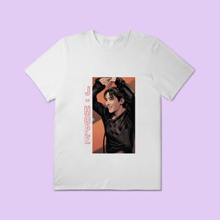 J-Hope Sorriso de Estampa Plus Size