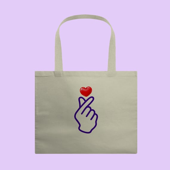 Ecobag Finger Heart