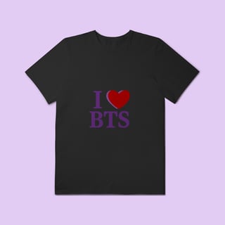 Nome do produtoEU AMO BTS Plus Size