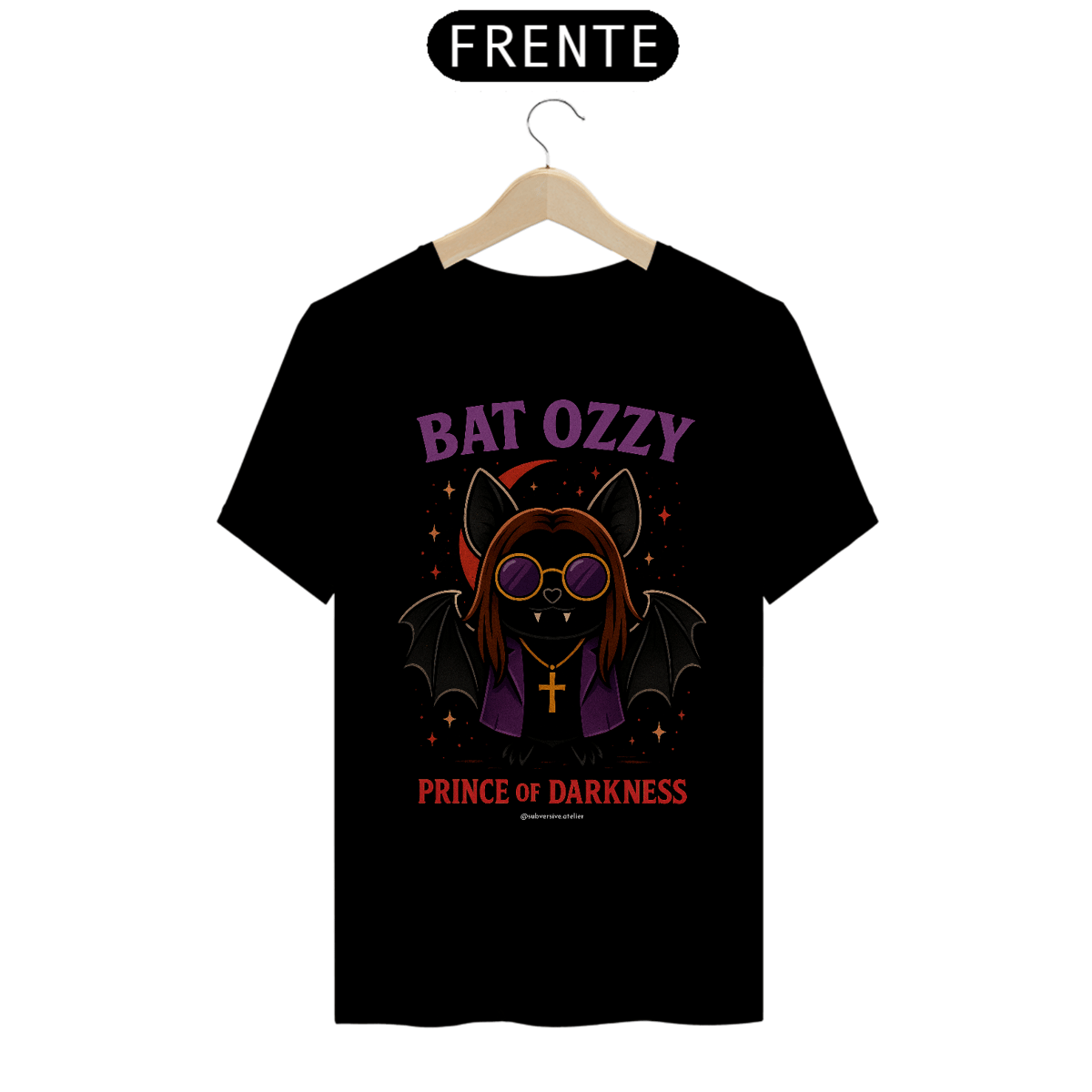 Nome do produto: Camiseta Bat Ozzy