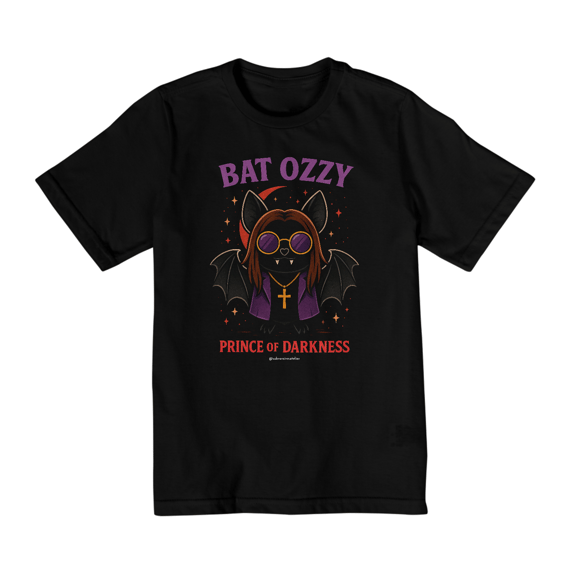 Camiseta Infantil Bat Ozzy (10-14 anos)