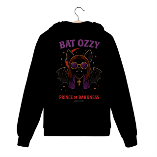 Nome do produto Moletom com Zíper Bat Ozzy