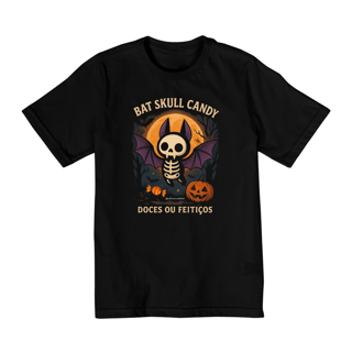 Nome do produto Camiseta Infantil Bat Skull Candy (10-14 anos)