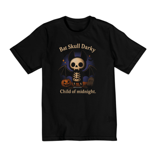 Nome do produto Camiseta Infantil Bat Skull Darky (10-14 anos)