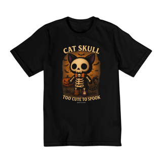 Nome do produto Camiseta Infantil Cat Skull (2-8 anos)