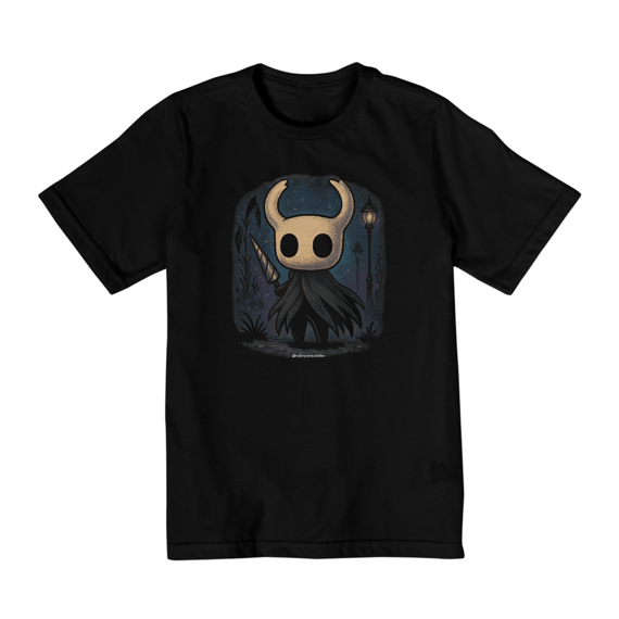 Camiseta Infantil Hollow Knight (10-14 anos)