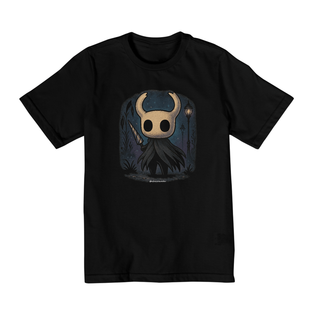 Nome do produto: Camiseta Infantil Hollow Knight (2-8 anos)