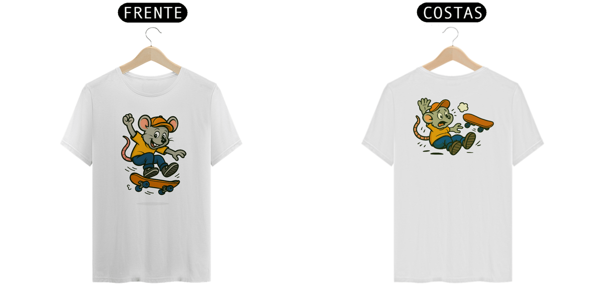 Nome do produto: camisa rato aventureiro 