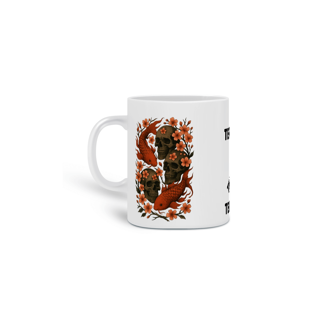 Nome do produto: caneca caveiras em koi TERNADUZ