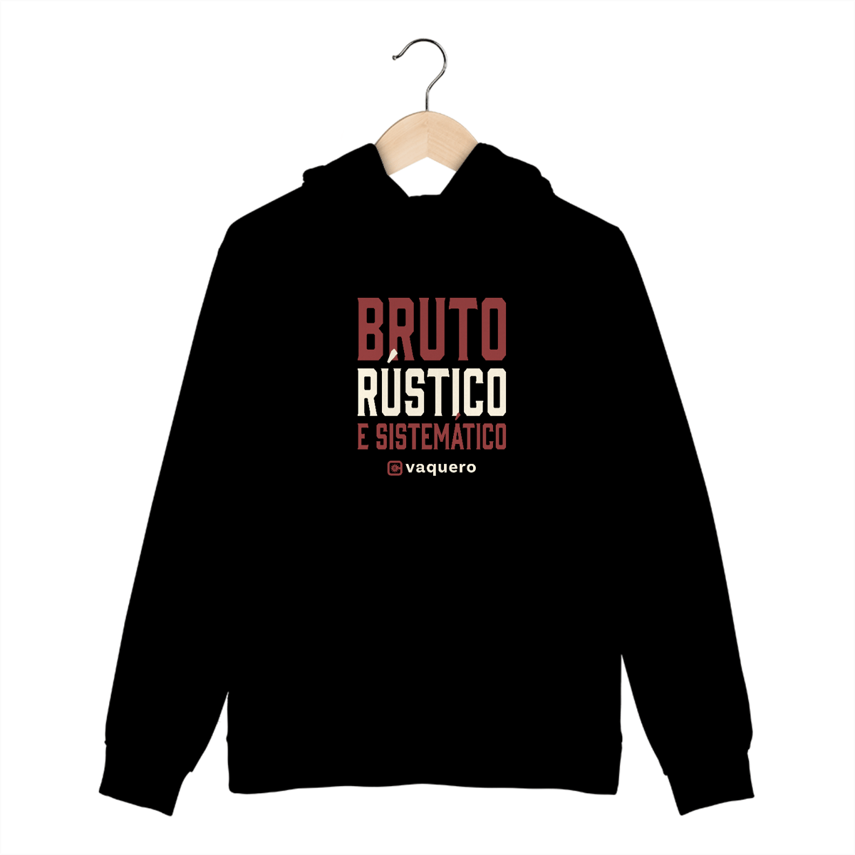 Nome do produto: Moletom Canguru - Bruto Rústico e Sistemático 1.0