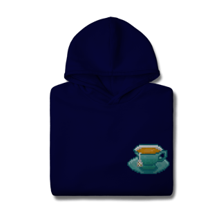 Nome do produto Casaco de Moletom Canguru - Chá de Camomila