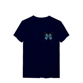 Nome do produto Camiseta Premium Frente e Verso - Borboleta e Noite Estrelada
