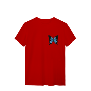 Nome do produto Camiseta Premium - Borboleta Azul