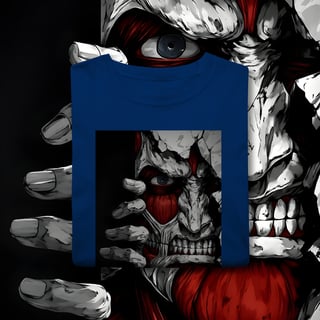 Nome do produto Camisa T-Shit classic Attack on Titan Rosto 