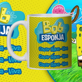 Nome do produto Caneca Bob Esponja Caçando Águas Vivas